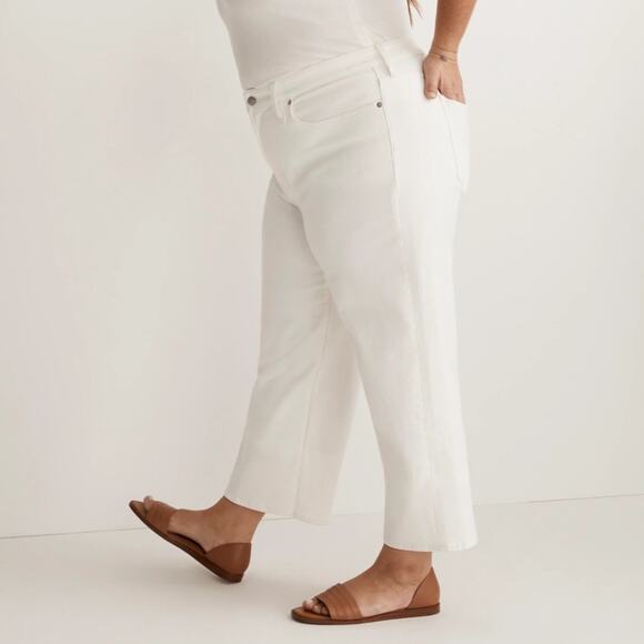 NWT Madewell The Plus Perfect Vintage Wide-Leg Crop Jean - Picture 3 of 12